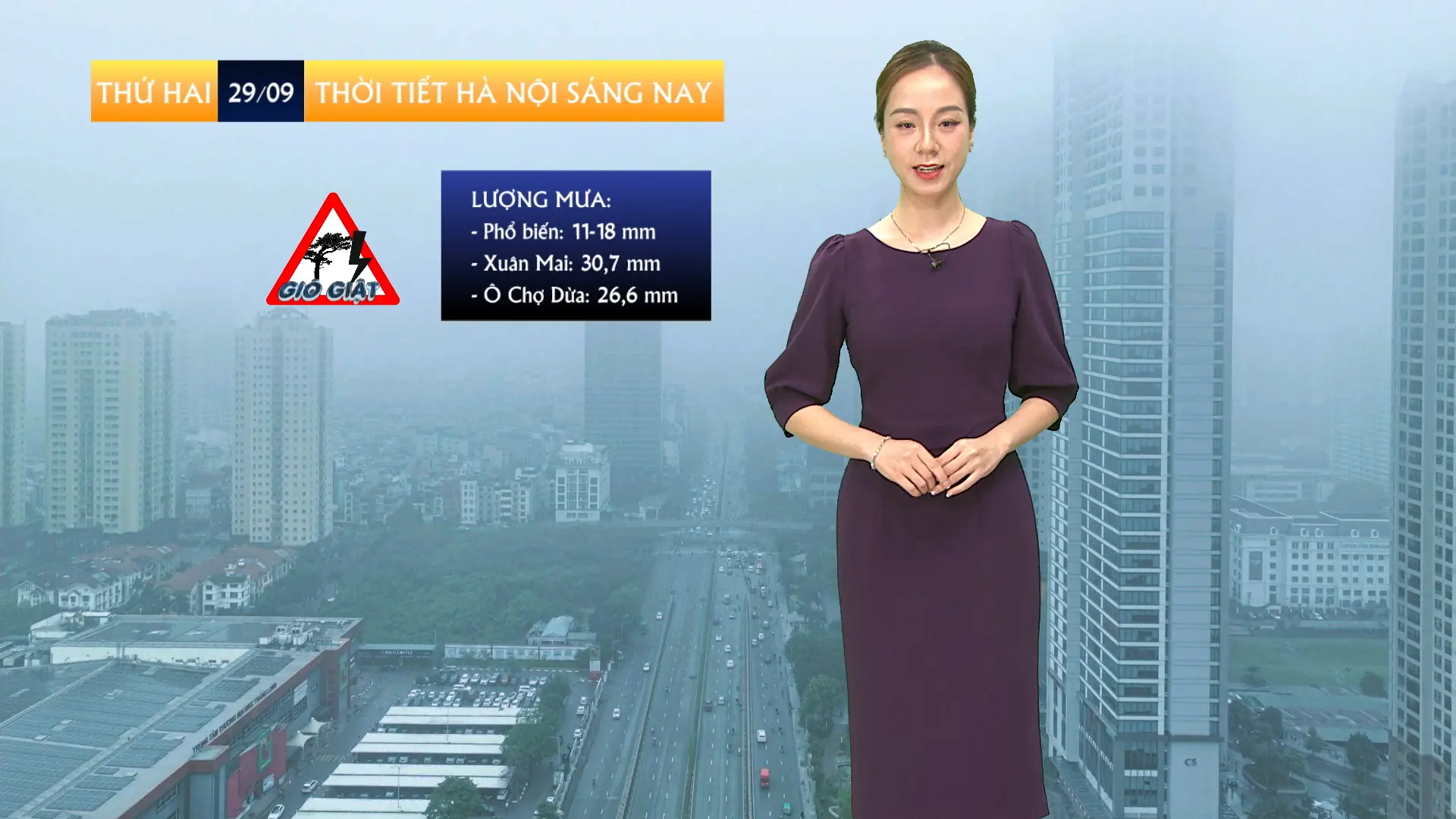 Dự báo thời tiết trưa | 29/09/2025